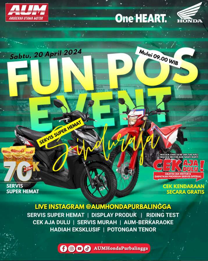 FUN POS EVENT - AUM Sinduraja Sabtu, 20 April 2024